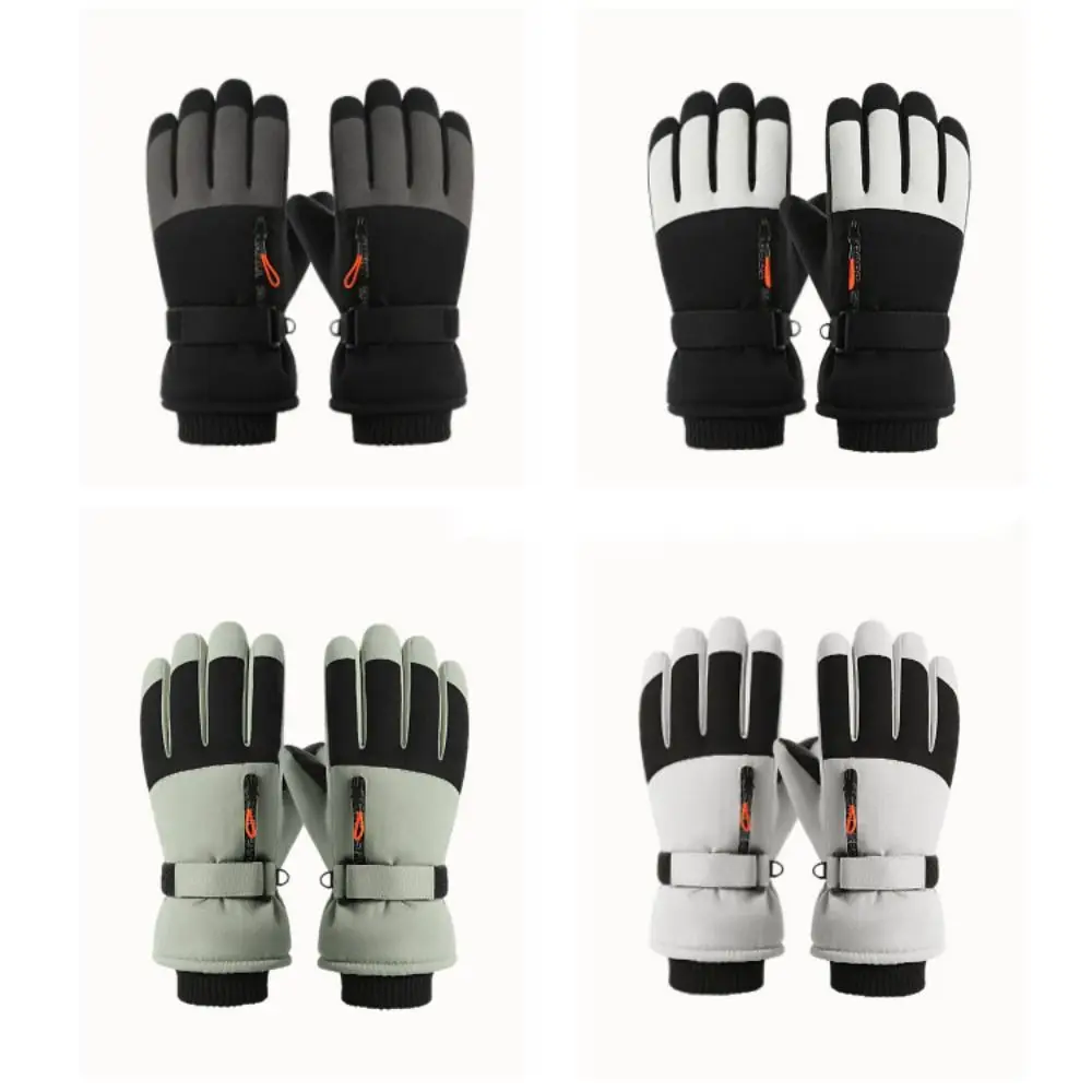 Guantes térmicos impermeables a prueba de viento con pantalla táctil