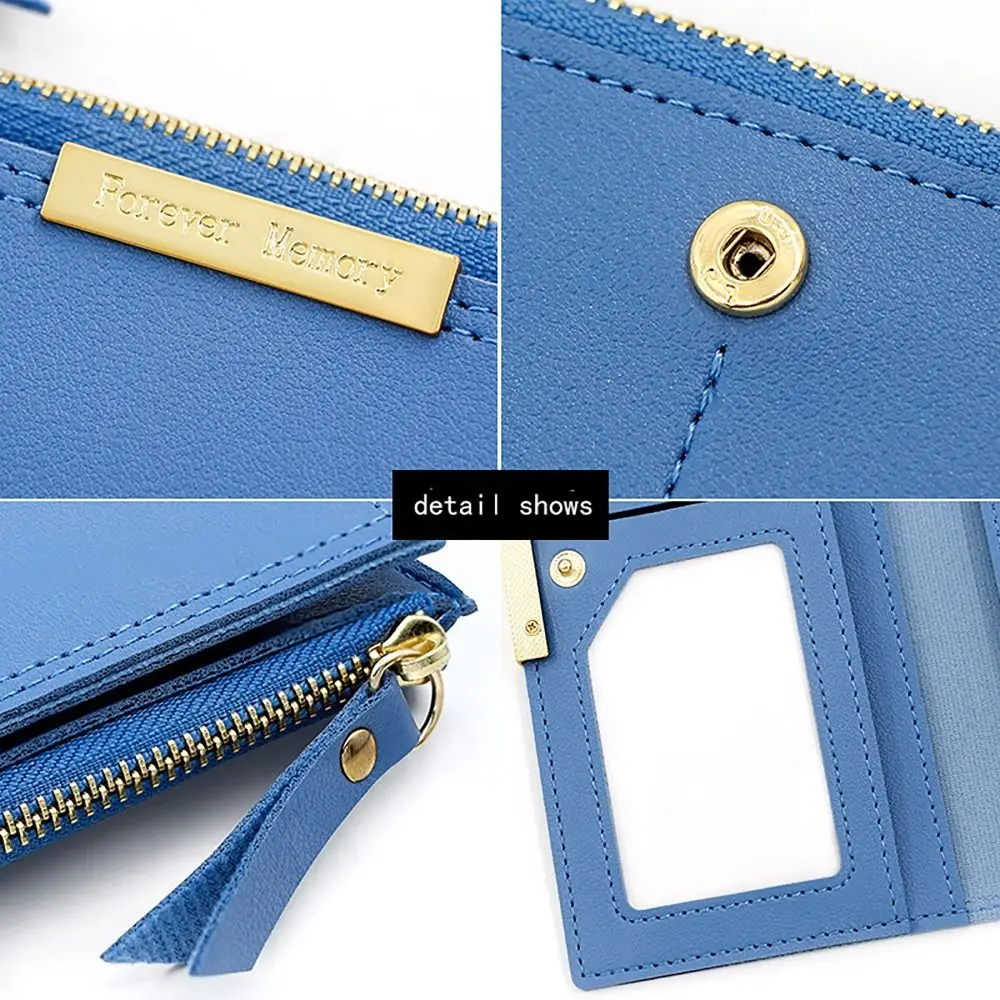 Cartera larga de cuero PU con tarjetero y monedero para mujer - imagen 2