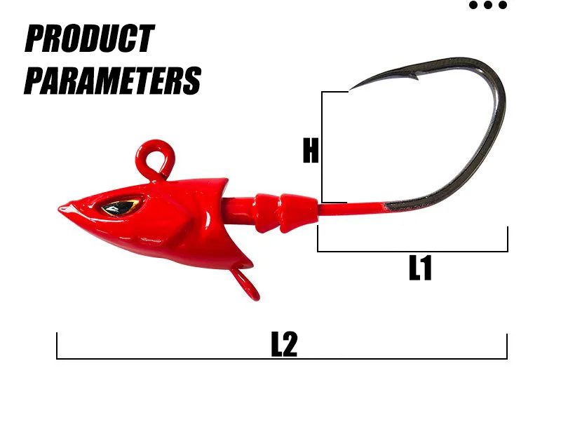 Pack de anzuelos jig head AJLURES en diferentes pesos