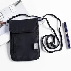 Portadocumentos RFID impermeable de nailon para pasaporte y DNI