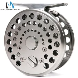 Maximumcatch CDB Carrete pesca con mosca de aluminio con clicker