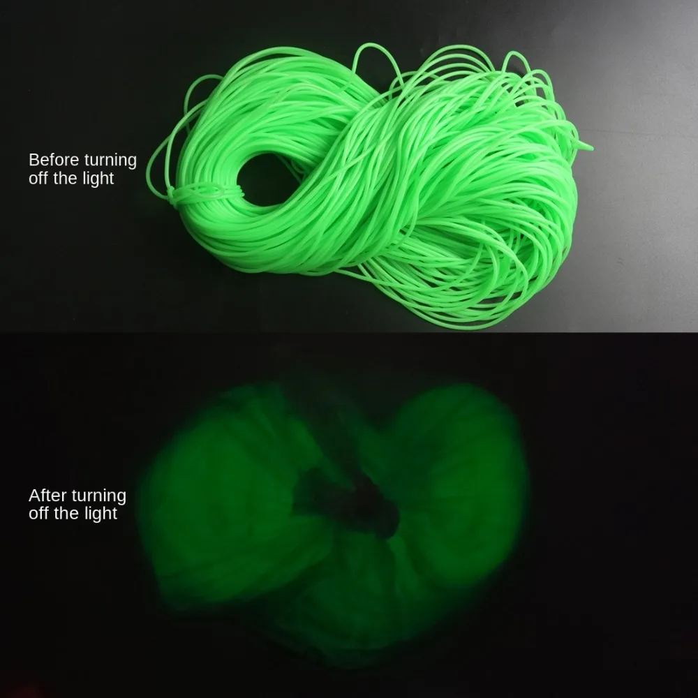 Manguera luminosa con diferentes diámetros