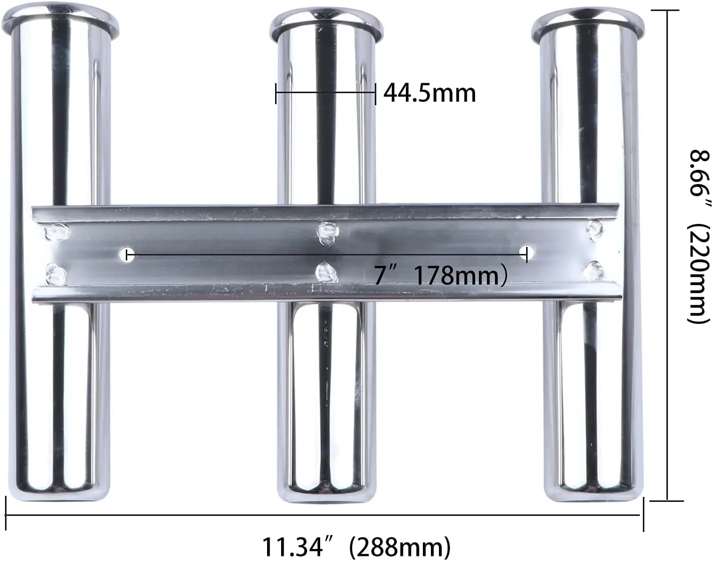 Soporte de caña marino de acero inoxidable para barcos yates - imagen 5