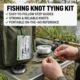 Tarjetas guía para atar nudos de pesca con clip resistente al agua - imagen 3