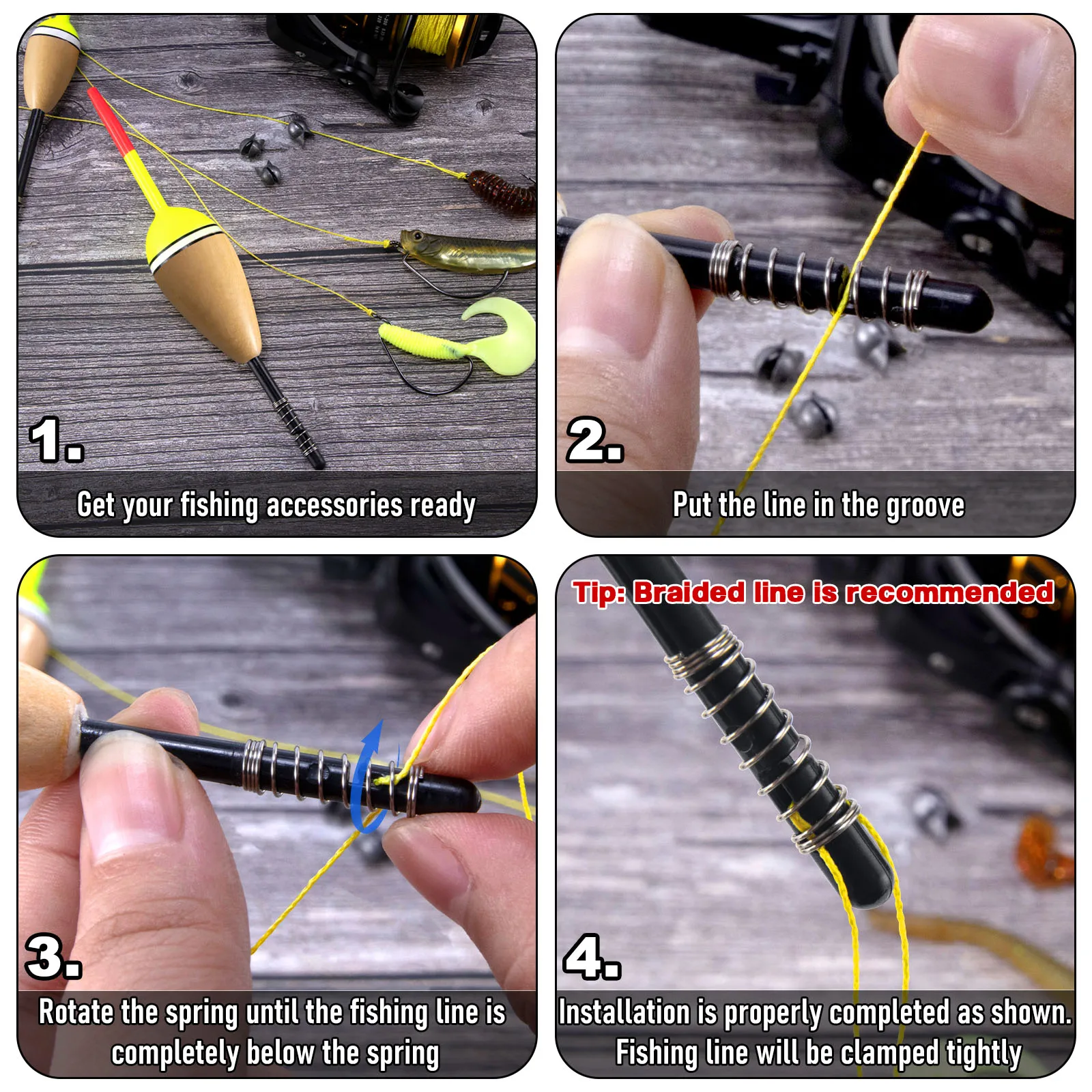 Flotador ovalado de balsa – Crappie, Bluegill y trucha - imagen 4