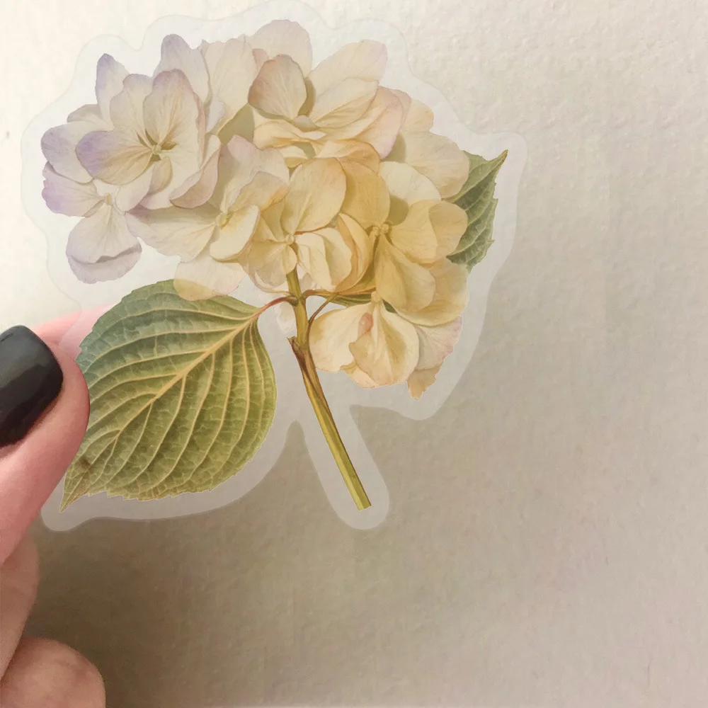Pegatinas transparentes plantas verdes impermeables para mascotas - imagen 3