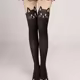Calcetines largos con estampado de gato – Medium hasta el muslo, diseño veraniego - imagen 4