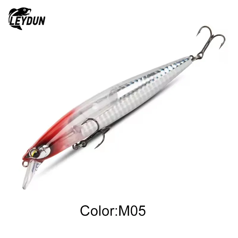 Wobbler Leydun 130mm – Flotante tipo pececillo para lucio y lubina - imagen 2
