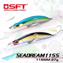 Wobble MINNOW Crankbait hundido – 115mm 27g minnow Japón