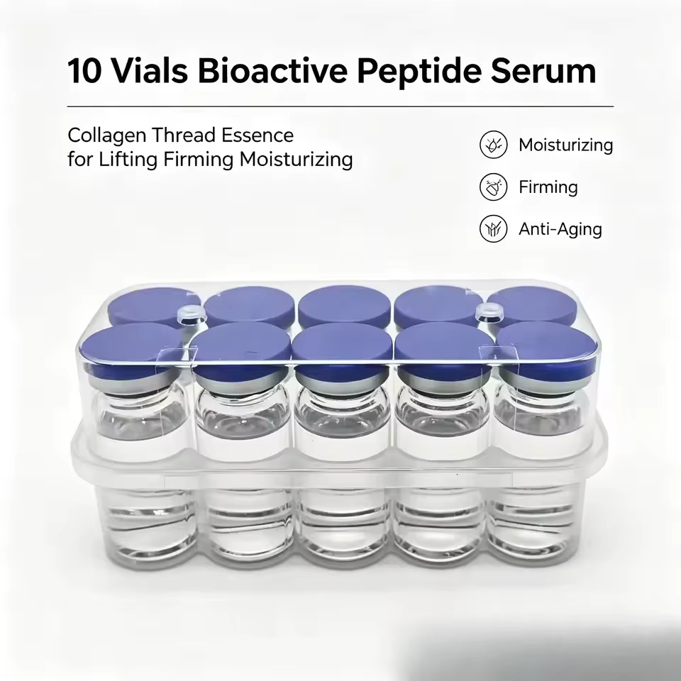 Muestra de esencia purificada para el cuidado facial