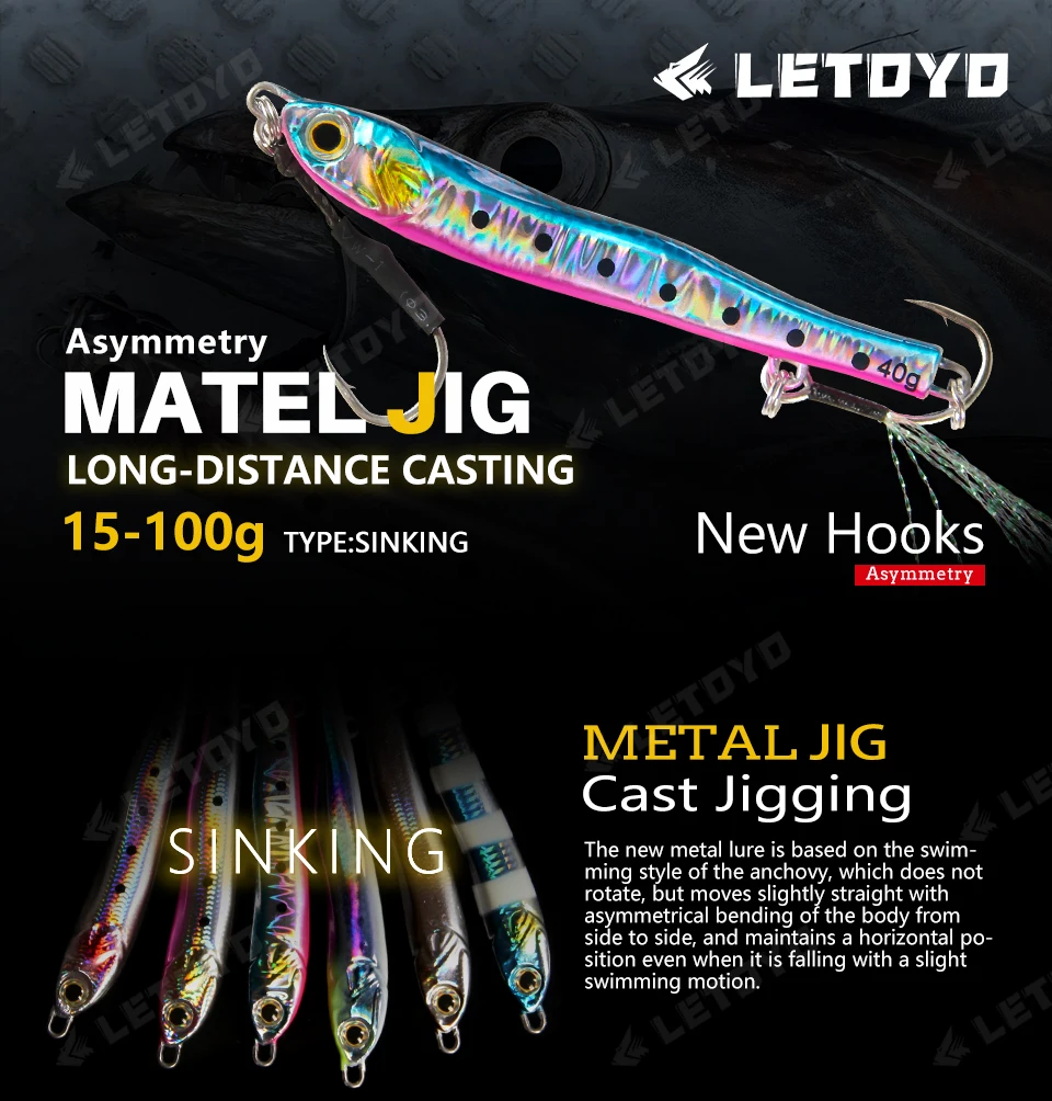 Señuelo metálico luminoso para pesca