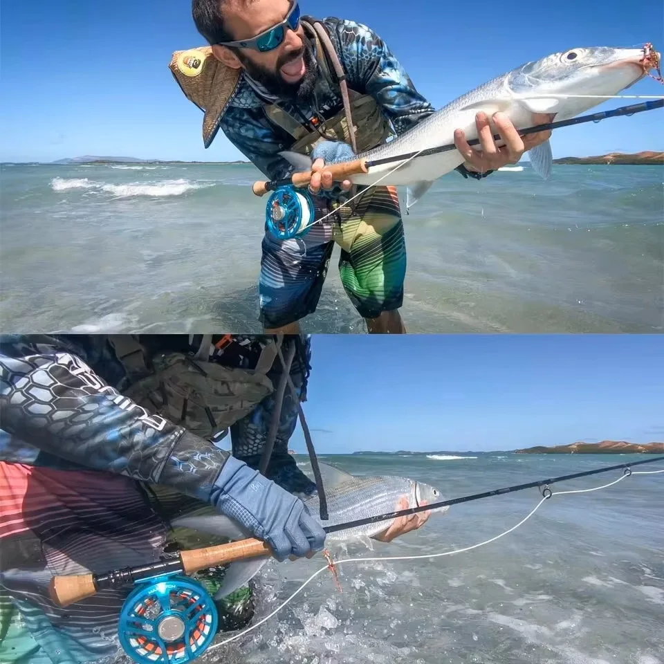 MAXCATCH Real Bonefish línea de mosca flotante WF para agua salada - imagen 2