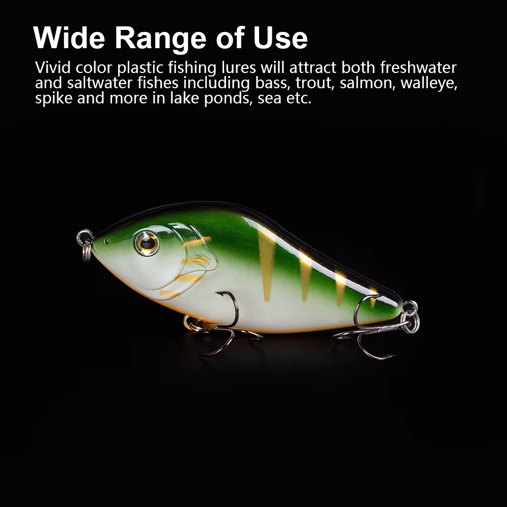 Hanlin Crankbait para lucio y musky – Hundimiento lento - imagen 3