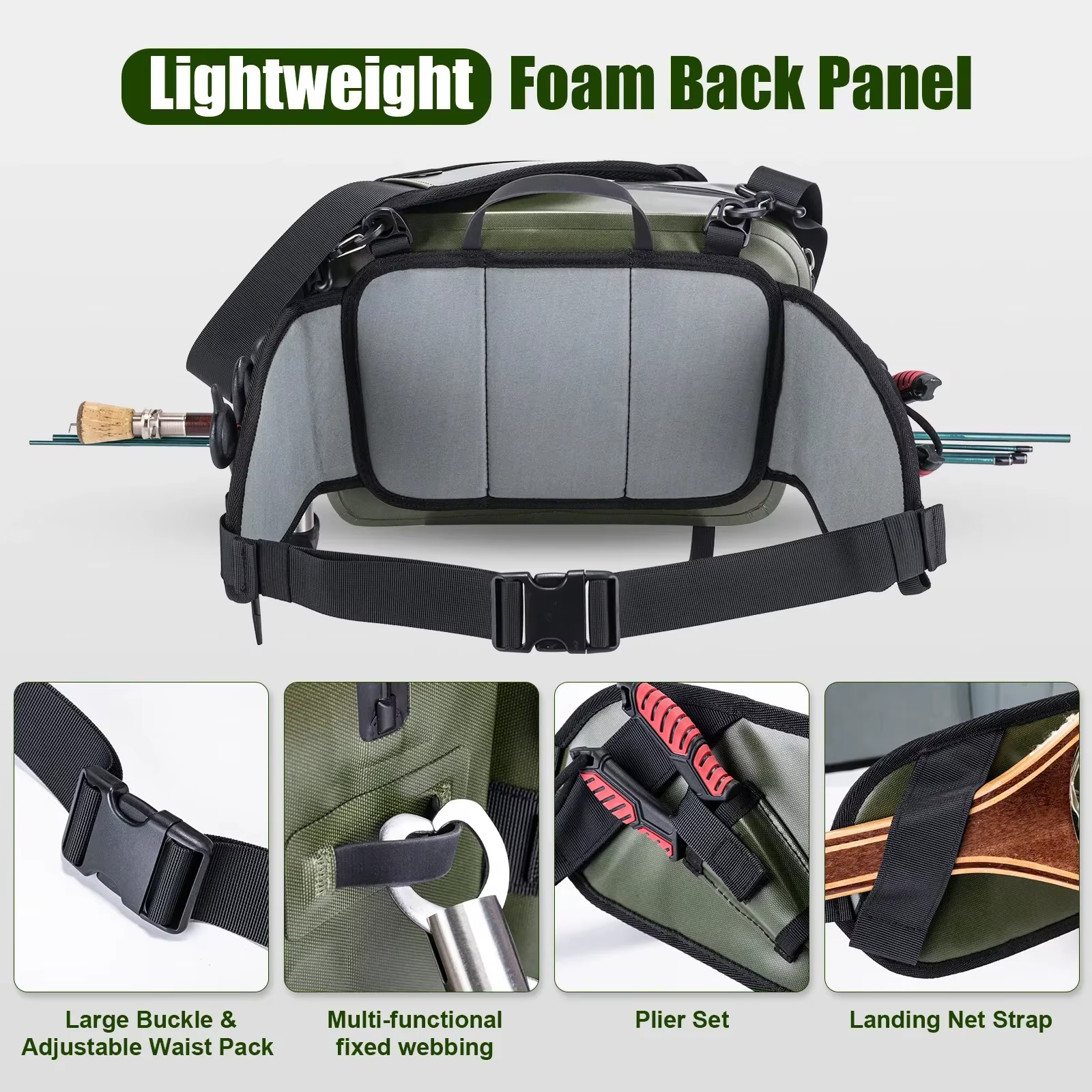 Goture Bolsa de Pesca Impermeable IPX8 Riñonera Multifuncional - imagen 5