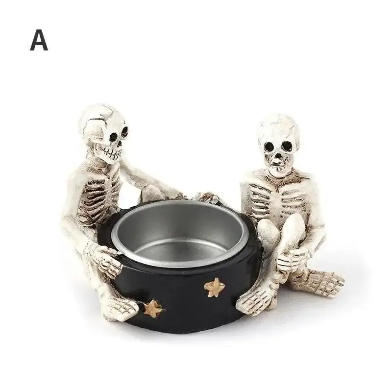 Lámpara de sobremesa Halloween calavera retro para fiesta