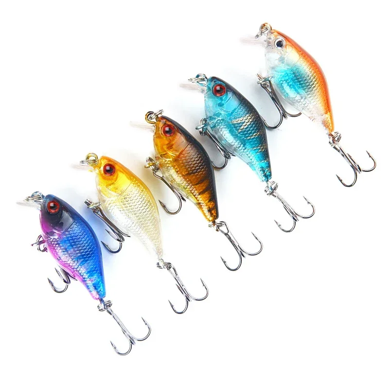 Wobbler Crankbait para lubina con ojos 3D y cebo duro