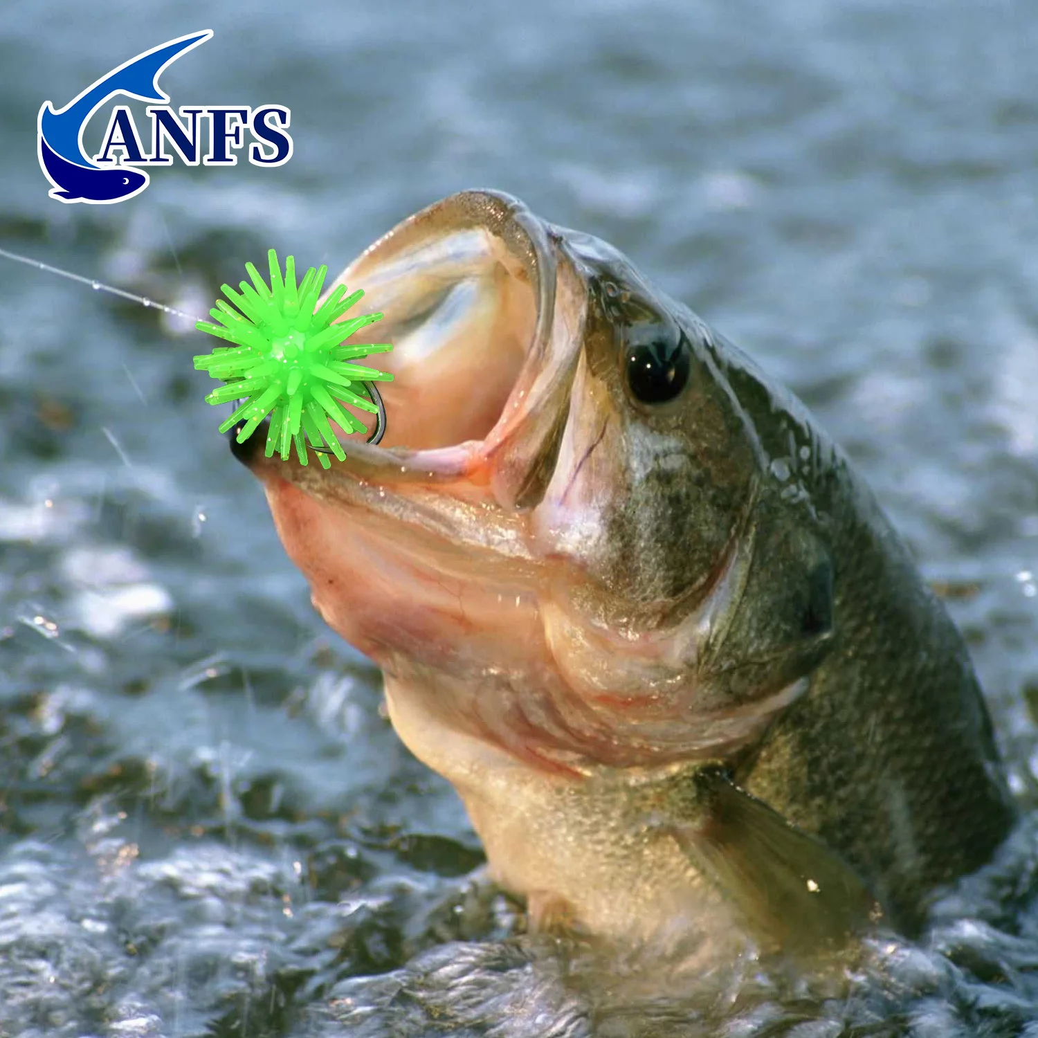 ANFS Señuelos tipo erizo de mar para lubina Champion, cebo blando - imagen 5