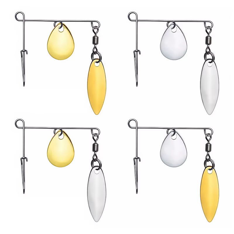 Bazooka Spinnerbait Metal Cuchara Lucio Pesca Jigging Invierno - imagen 5