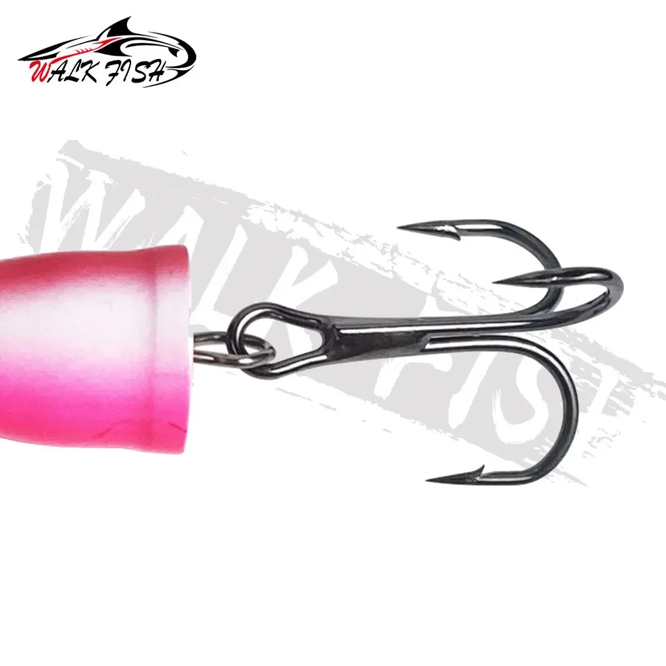 WALK FISH Señuelo Giratorio Metal – Cebo Anzuelo Triple Lucio - imagen 3