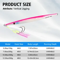 Jigbait Metálico Goture – Señuelo de Hundimiento para Róbalo en Mar
