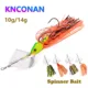 Chatterbait Buzzbait giratorio sin malezas para lubina y lucioperca