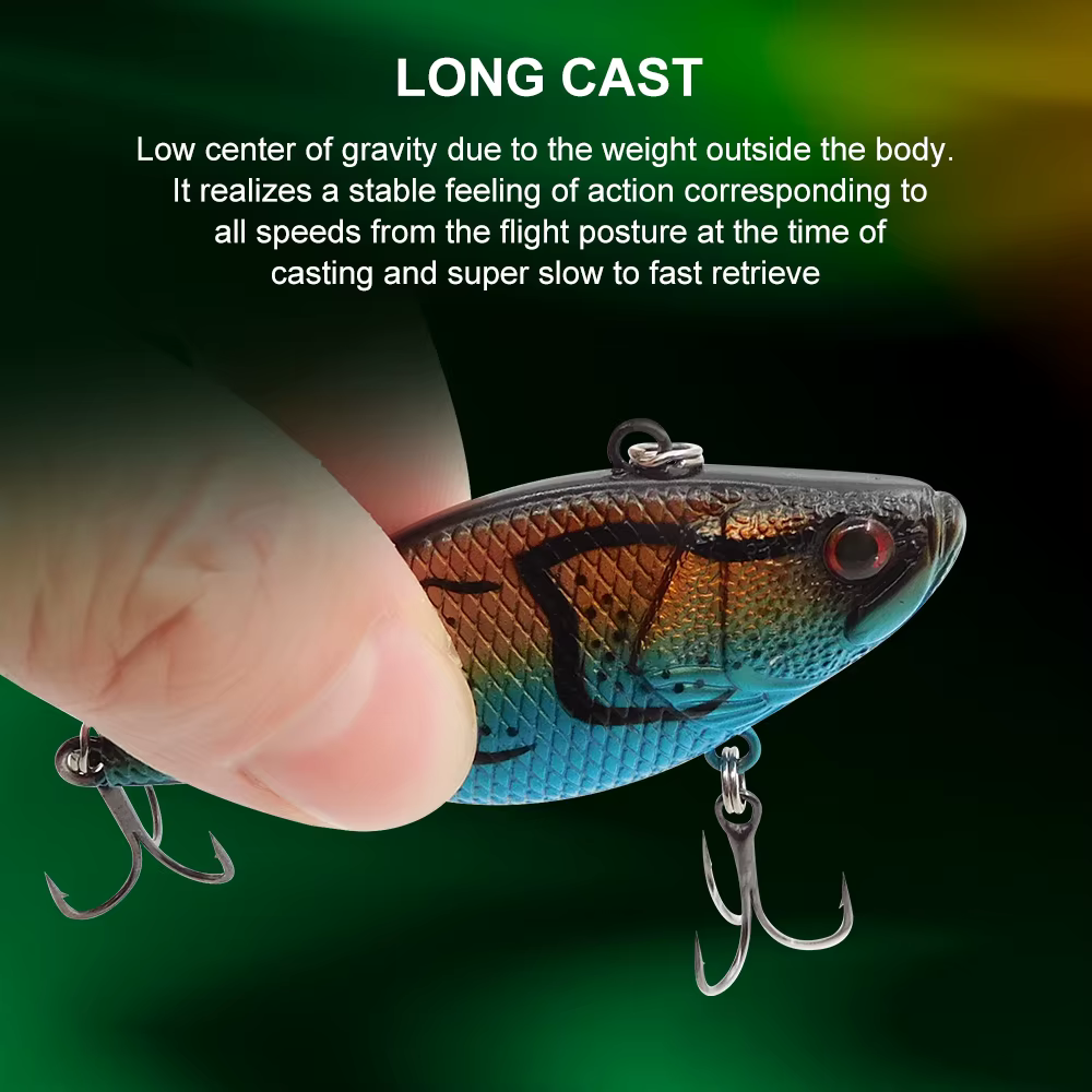 ESFISHING VIB 64mm – Señuelo para lubina y perca - imagen 3