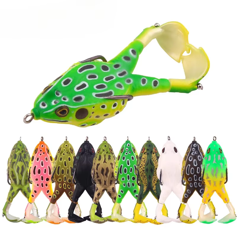 Spinnerbait con doble anzuelo – Señuelo blando para agua salada - imagen 5