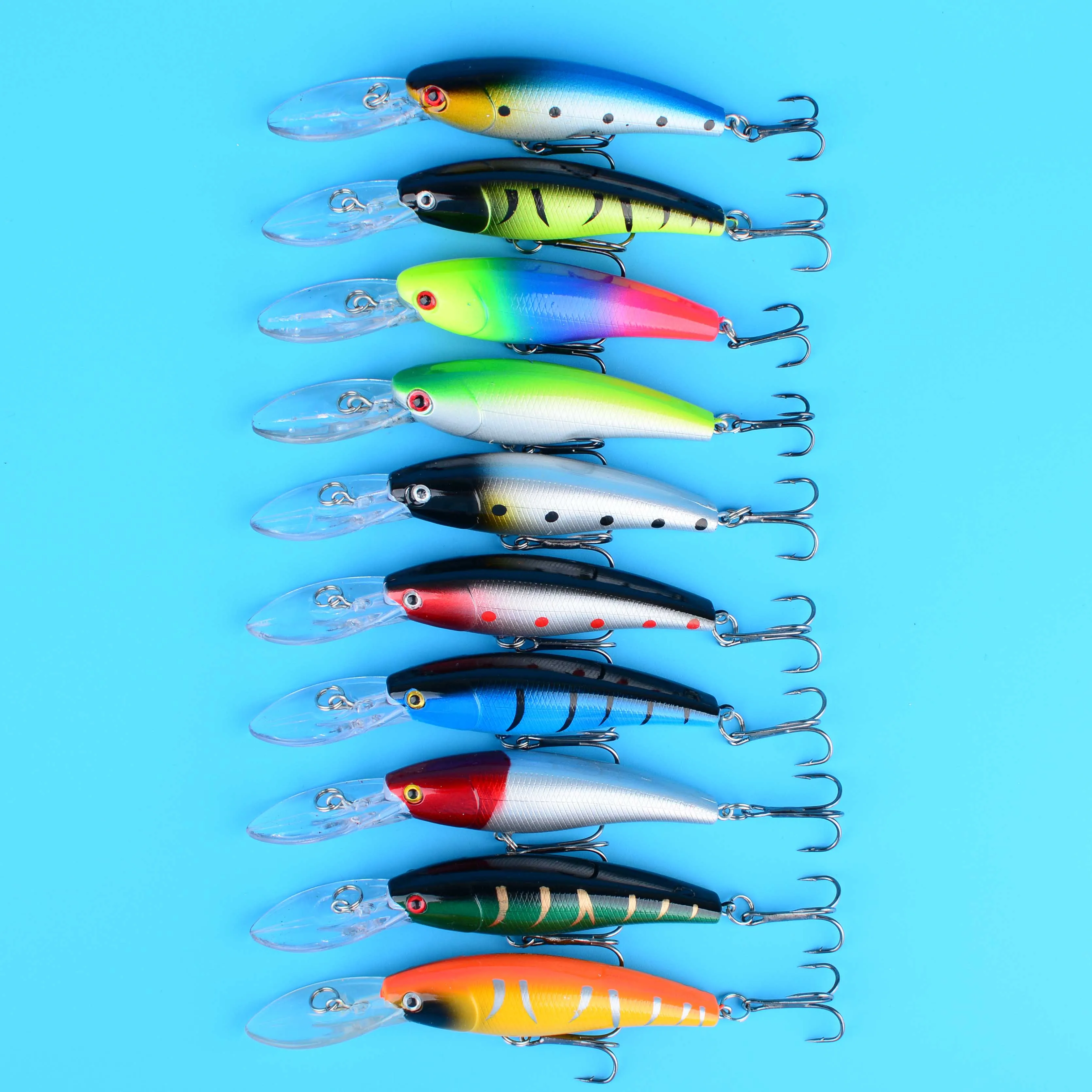 Señuelo Minnow Wobbler sumergible de plástico duro - imagen 5