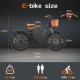 Bicicleta eléctrica retro auxiliar urbana con batería extraíble - imagen 4