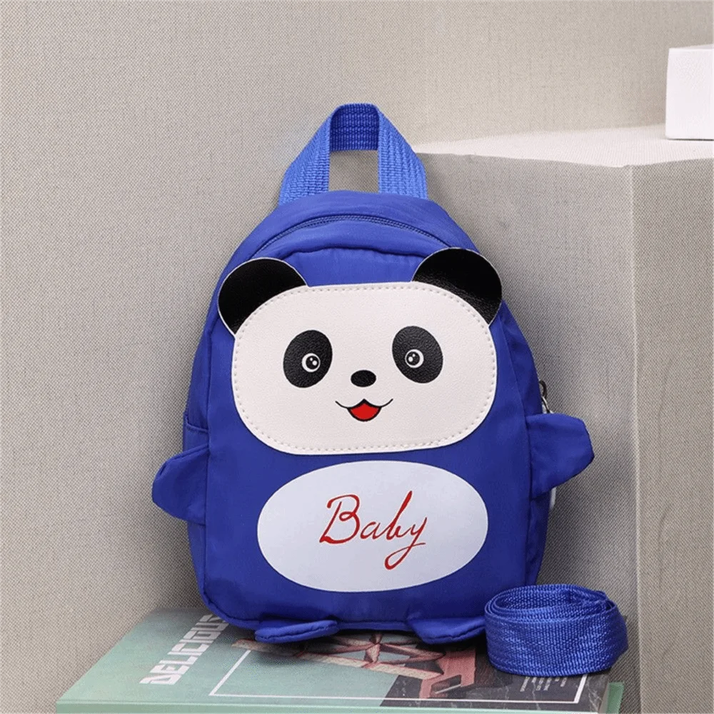 Mochila escolar de nailon para preescolar con diseño de panda - imagen 4