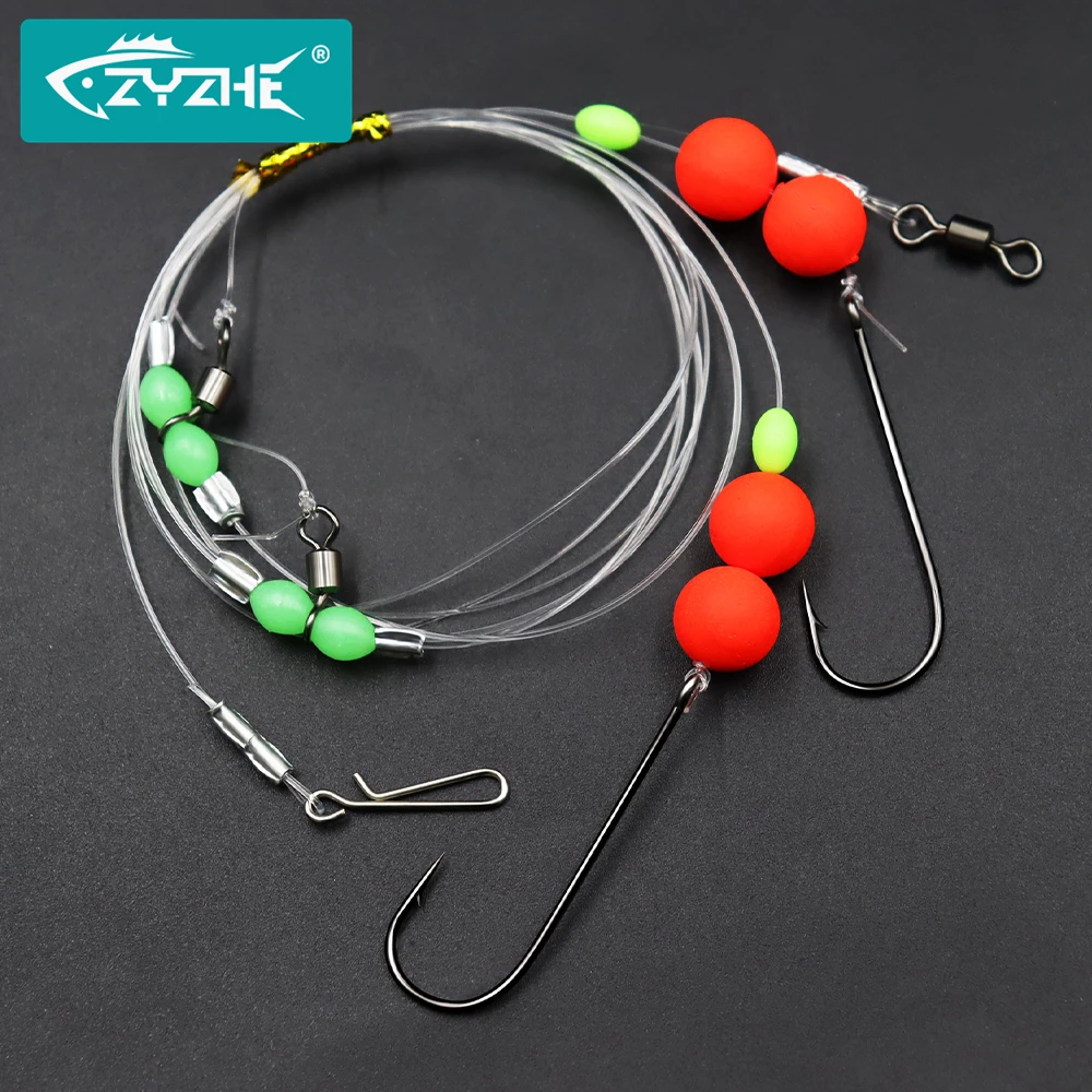 Monturas de pesca de surf pre-atadas doble flotador ZYZHE - imagen 3