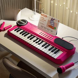 Piano Electrónico 37 Teclas con Micrófono para Niños