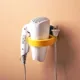 Estante de pared adhesivo para secador de pelo y accesorios de baño