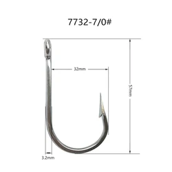 DORISEA 7732 Anzuelos Jigging de Acero Inoxidable para Atún
