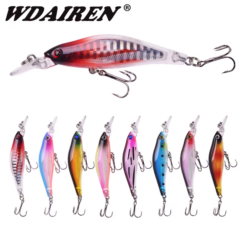 Crankbait pececillo 8,5cm - Hundimiento lento para lubina - imagen 5