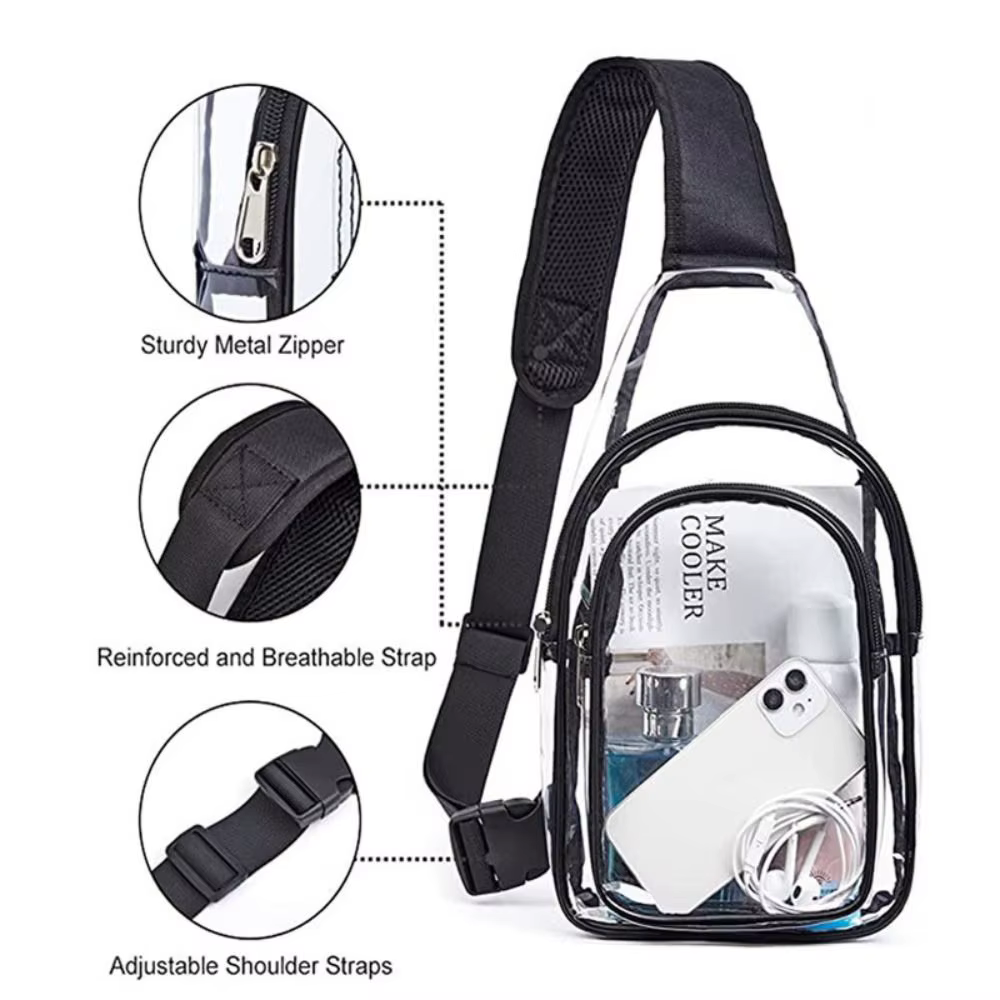 Bolsa Impermeable Transparente PVC Cruzada - imagen 5