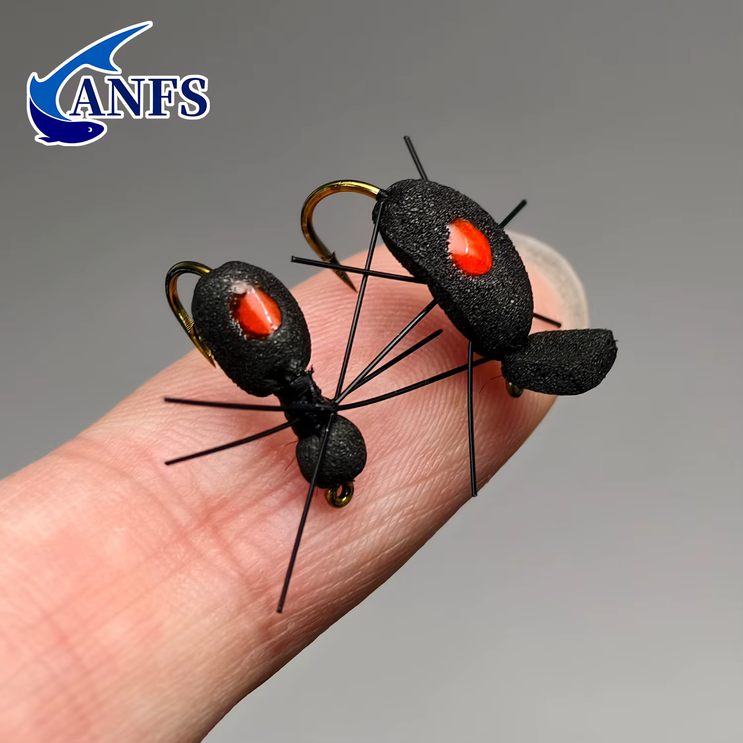 Moscas secas ANFS hormigas y escarabajos para trucha - imagen 2