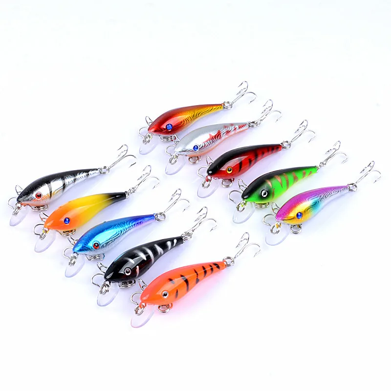 Señuelo Minnow con ojos 3D y anzuelos triples - imagen 5