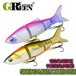 GREENSPIDER Joint Gill – Señuelo multiarticulado de hundimiento