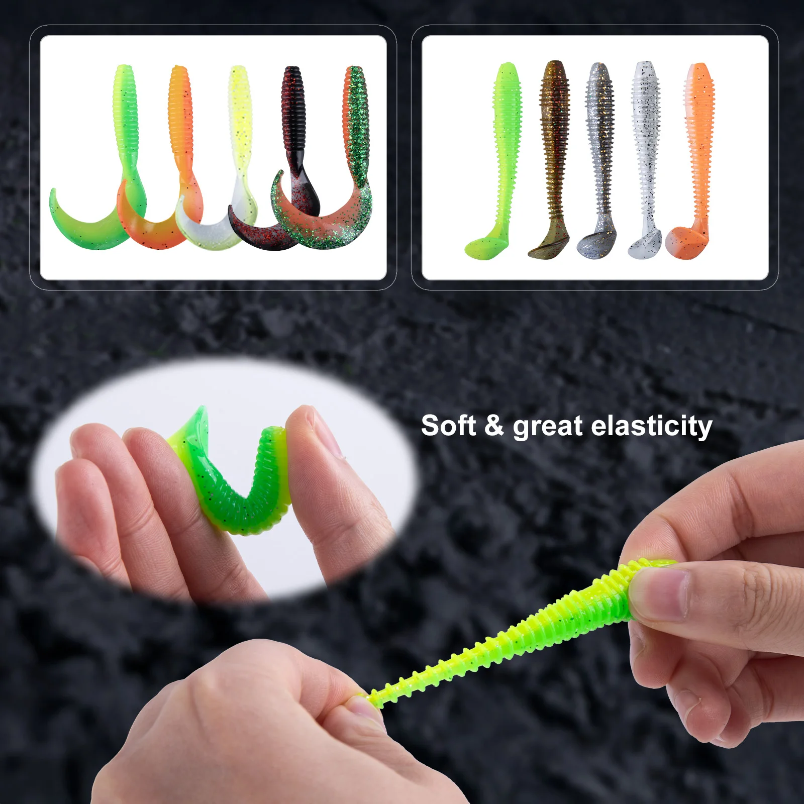 Detail of high‑carbon steel hooks