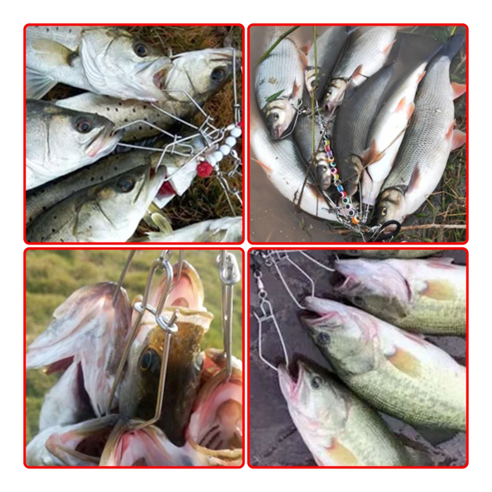 Pinza multifuncional acero inoxidable para pescador de señuelos - imagen 4