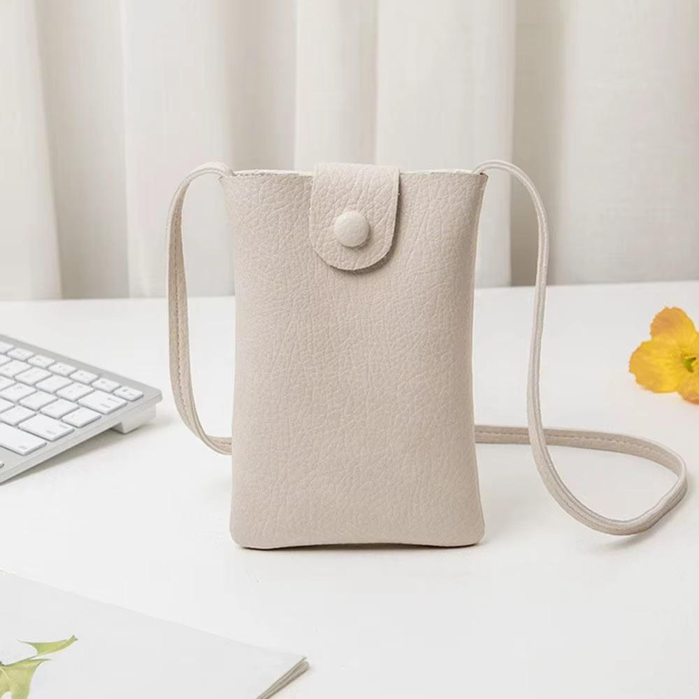 Bandolera de mujer en cuero PU – Mini bolso de hombro para móvil - imagen 2