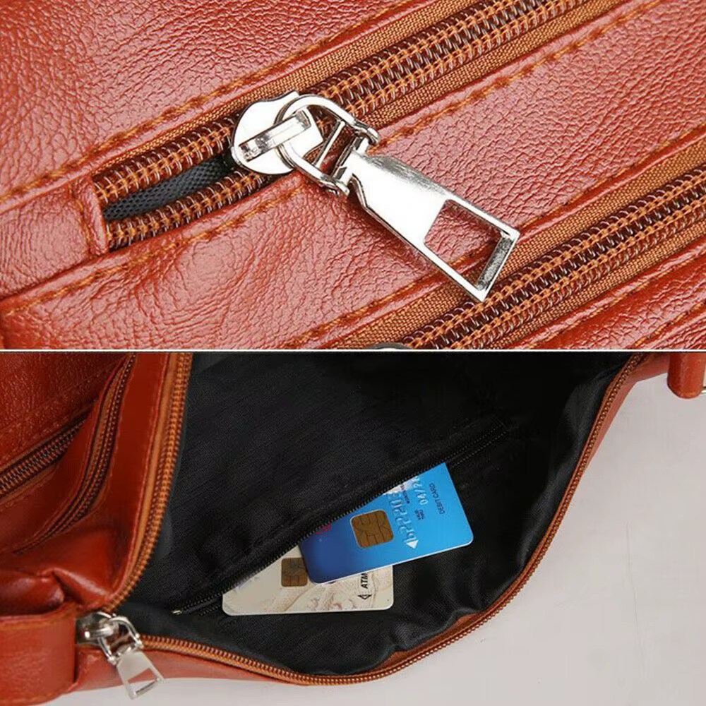 Bolso bandolera resistente al agua de piel sintética para mujer - imagen 3