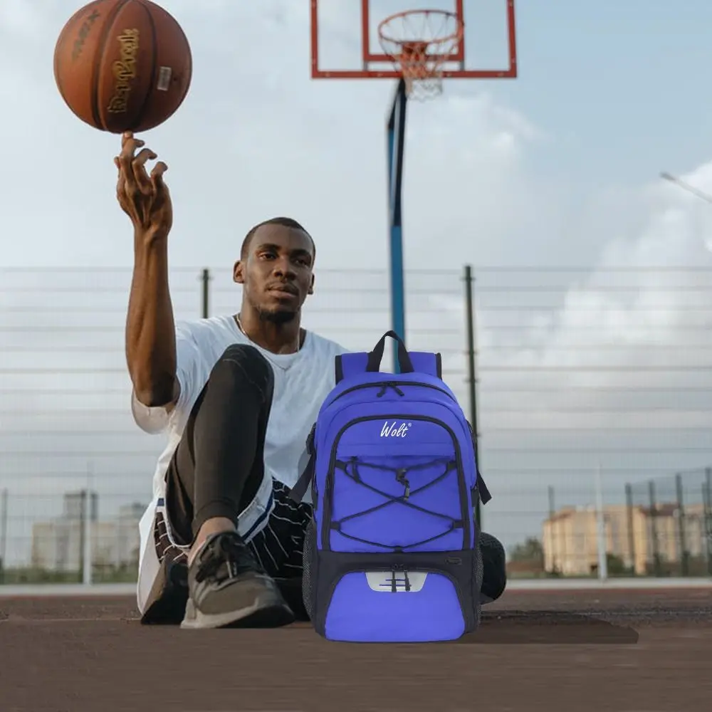Mochila impermeable de gran capacidad con compartimento separado - imagen 3