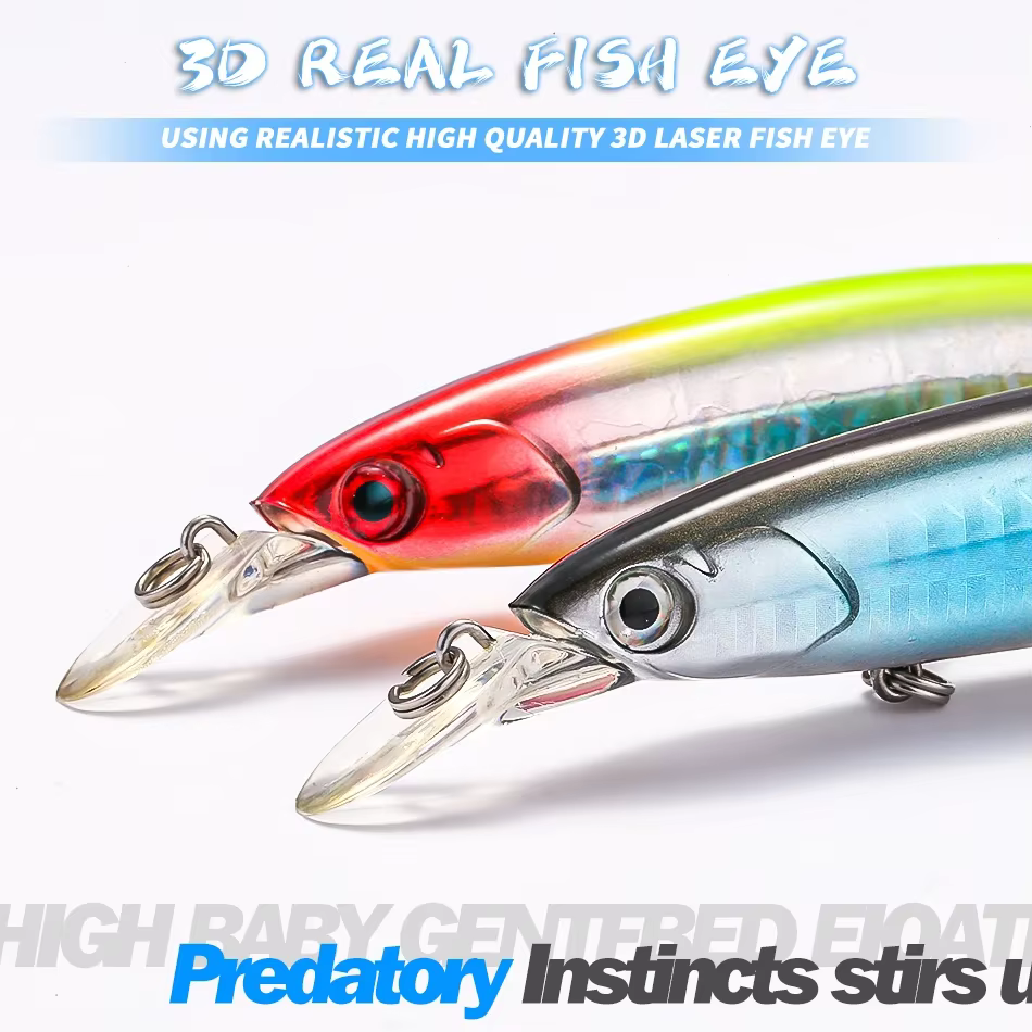MOOKZZ Minnow: Señuelo de pesca duro 13 cm, 22 g - novedad 2023 - imagen 5