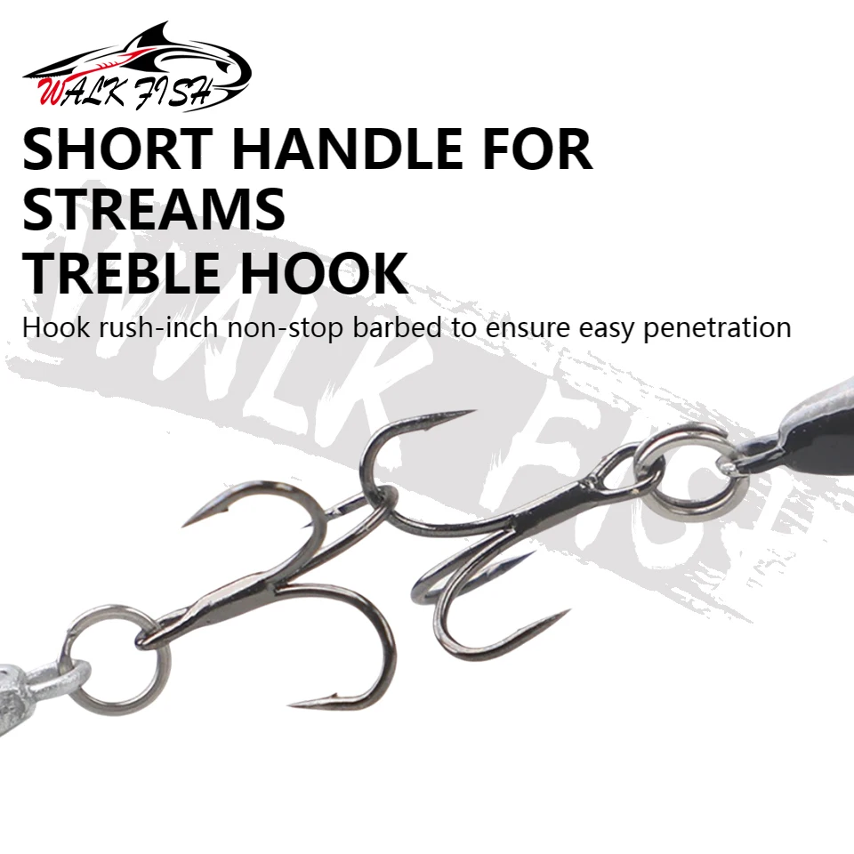 WALK FISH Wobbler Minnow articulado para lucio y black-bass