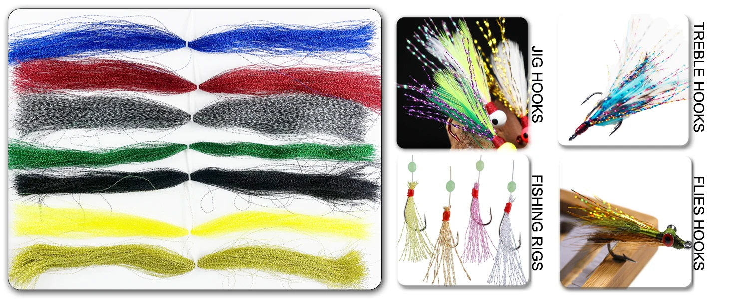 Materiales y elementos para crear moscas