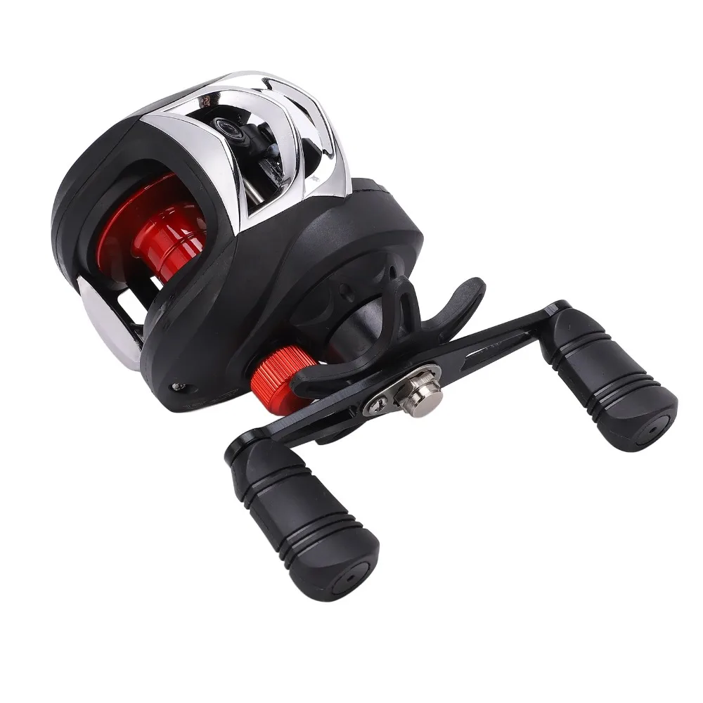 Carrete Baitcasting perfil bajo para diestros – bobina plástica - imagen 4