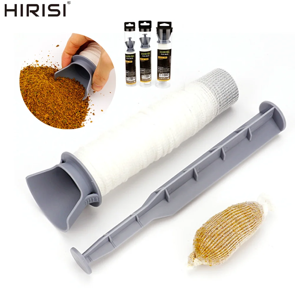 Tubo de malla PVA Hirisi para método de carpa – cebo soluble