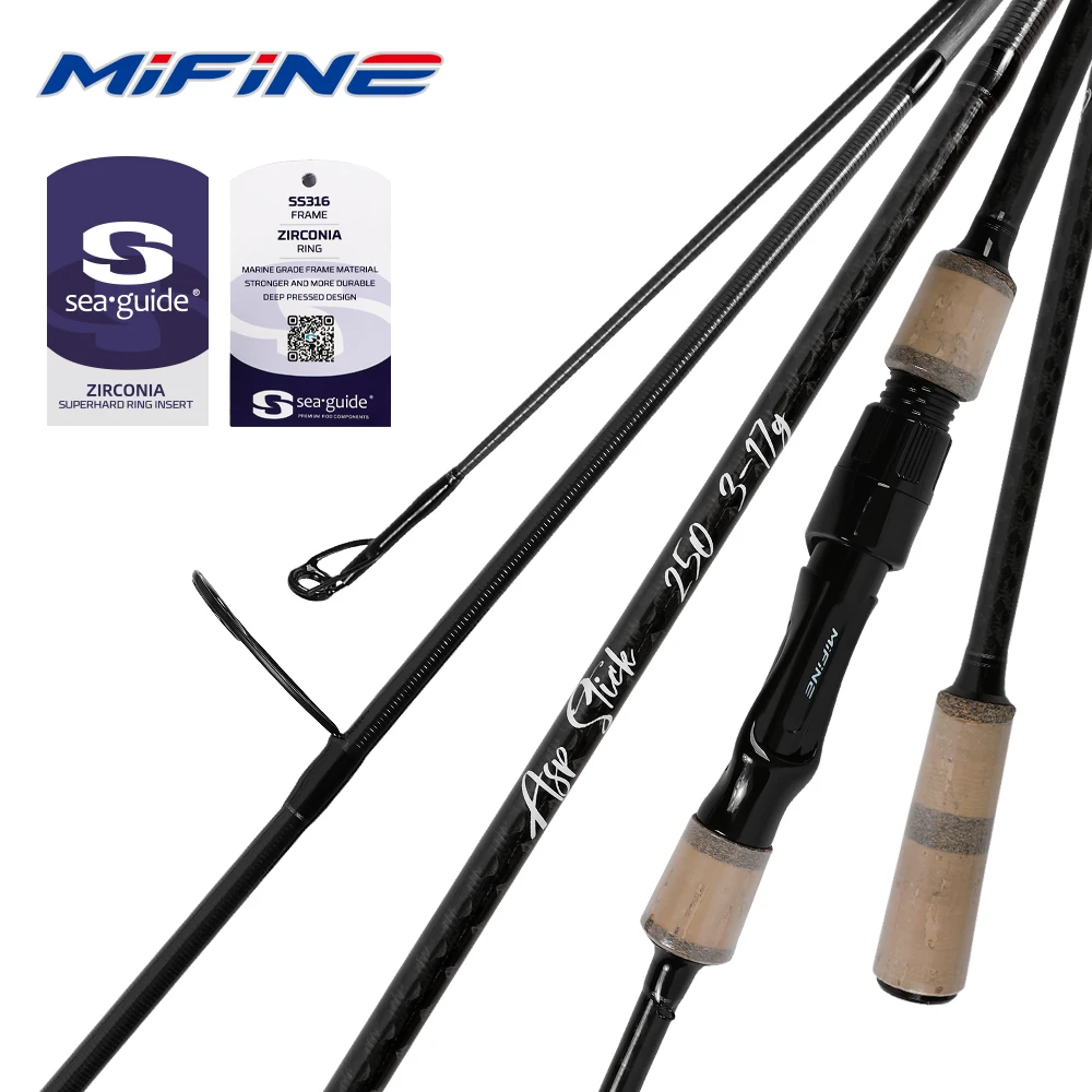 Caña de spinning MIFINE CHUB&ASP STICK 24T carbono para lubina